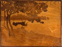 Set of Four Inlaid Nesting Tables
