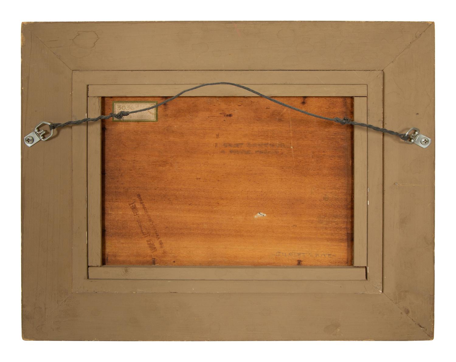 Woman in the Courtyard and A Country Church in France (two works)