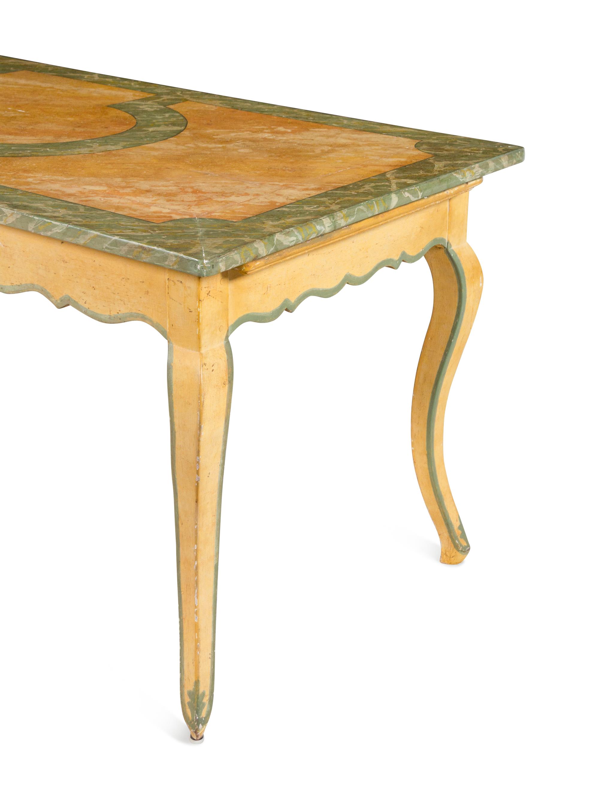 An Italian Painted Center Table