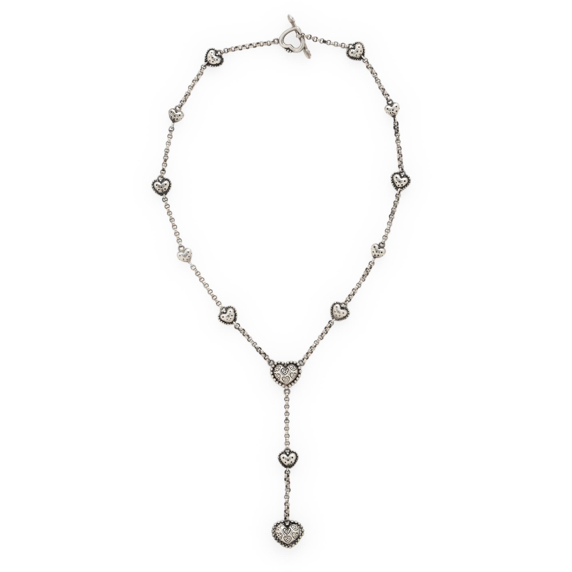 John Hardy, Sterling Silver Heart Necklace