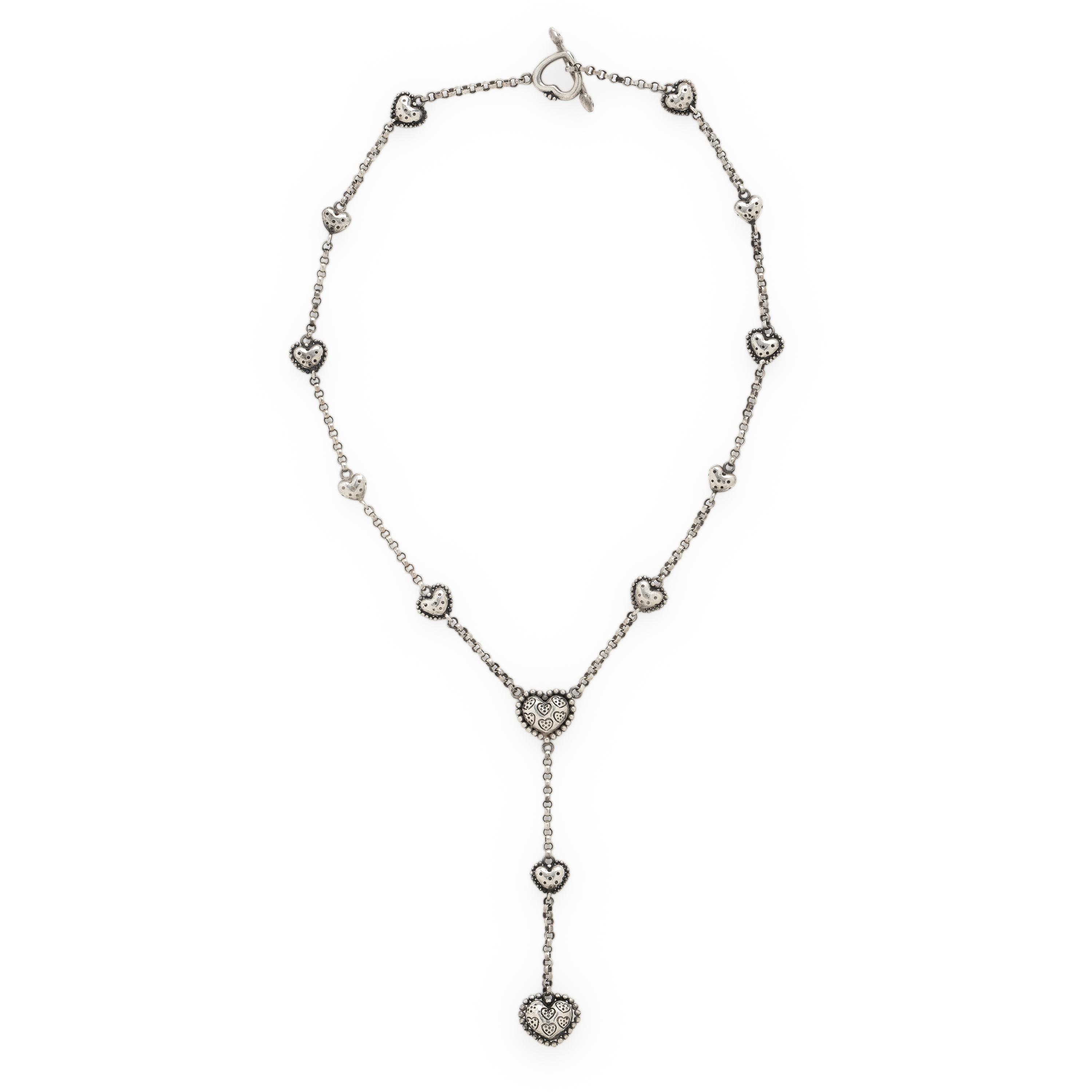 John Hardy, Sterling Silver Heart Necklace