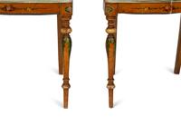 A Pair of Edwardian Adam Style Painted Side Chairs — 19TH CENTURY