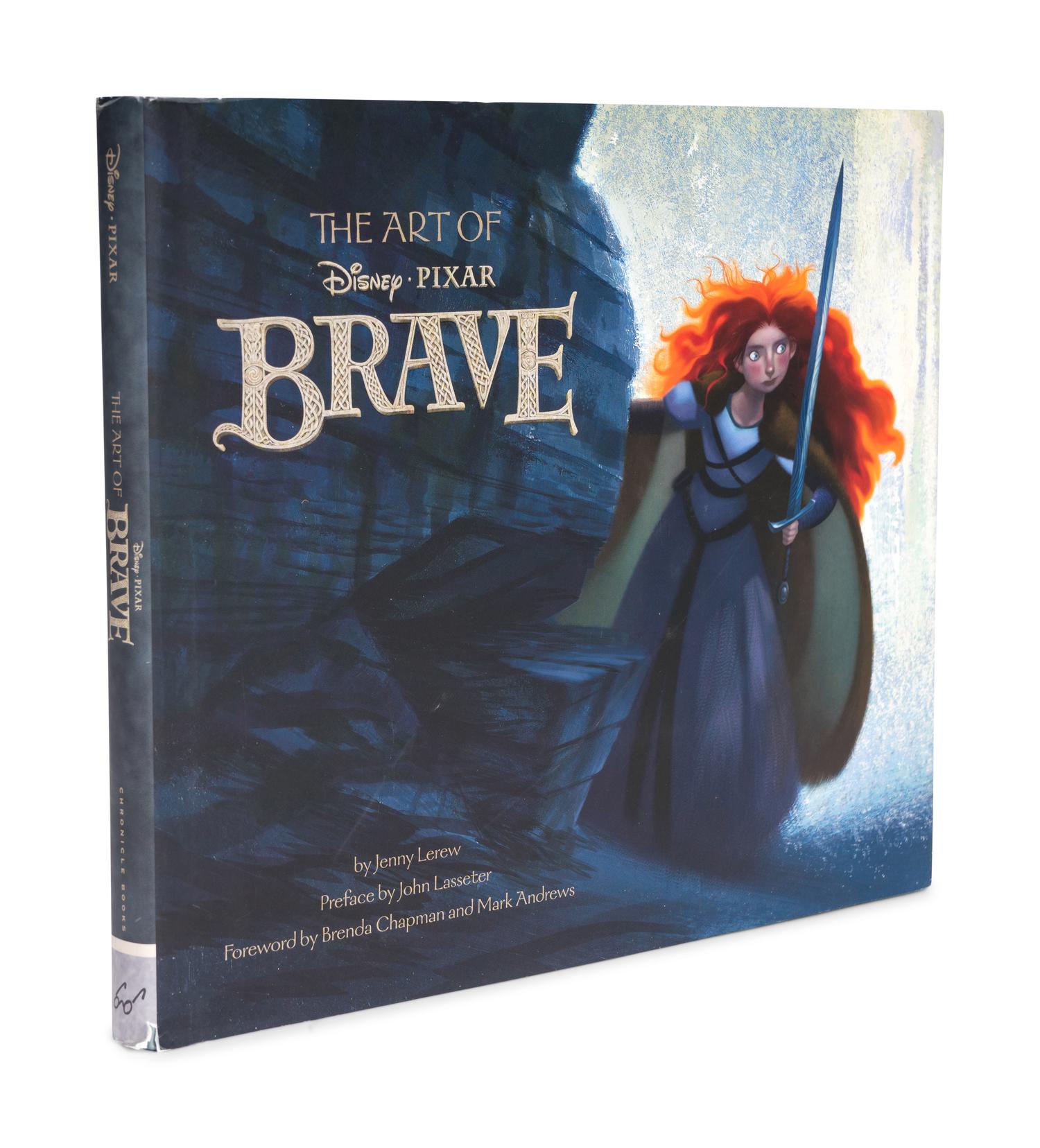 (Animation) A group of 5 art books from Disney and Pixar animated films, comprising: