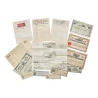 [Americana] Large collection related to writing, penmanship, and graphics, ca. 18th-21st centuries
