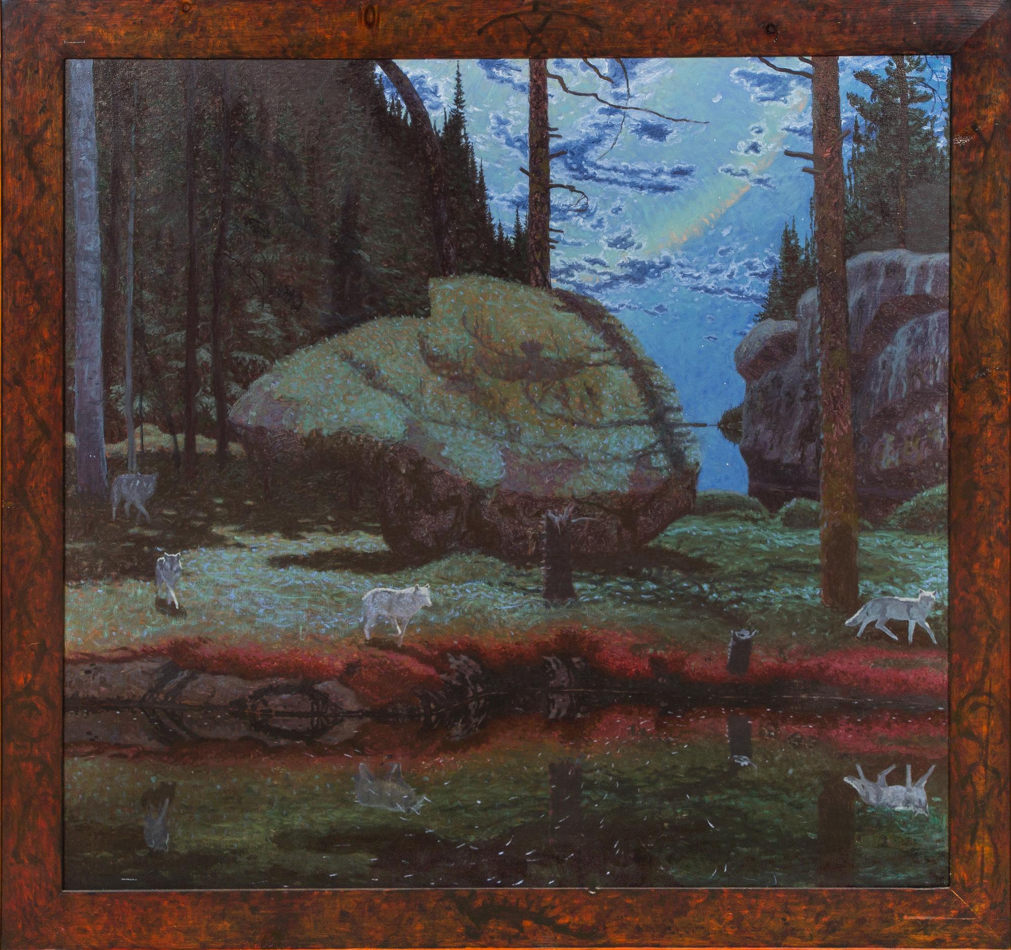 Tom Uttech, (American, b. 1942), Nind Amamigabitawa, 1992