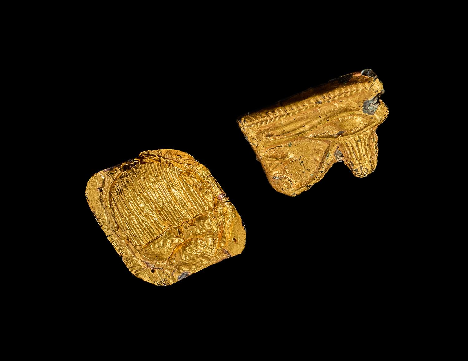 Two Egyptian Gold Amulets