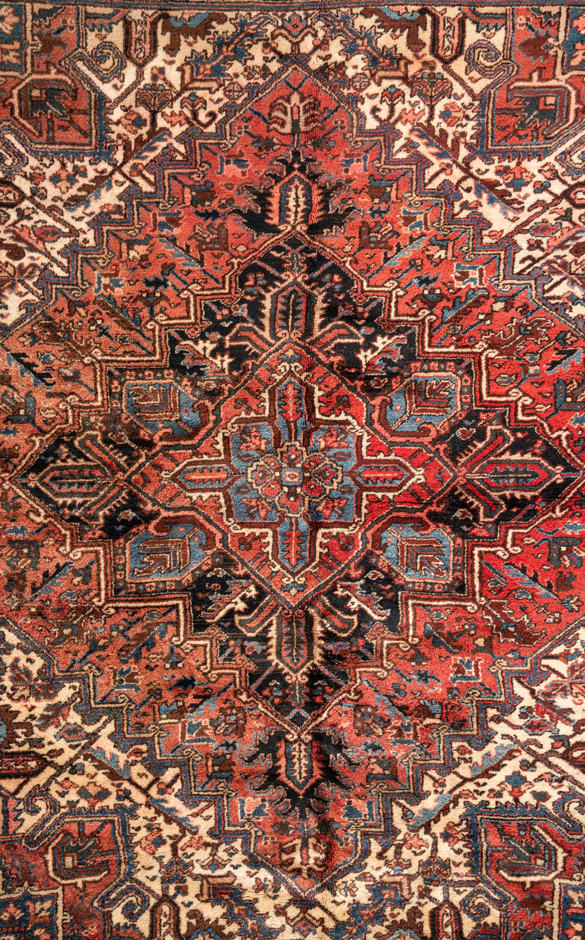 A Heriz Wool Rug