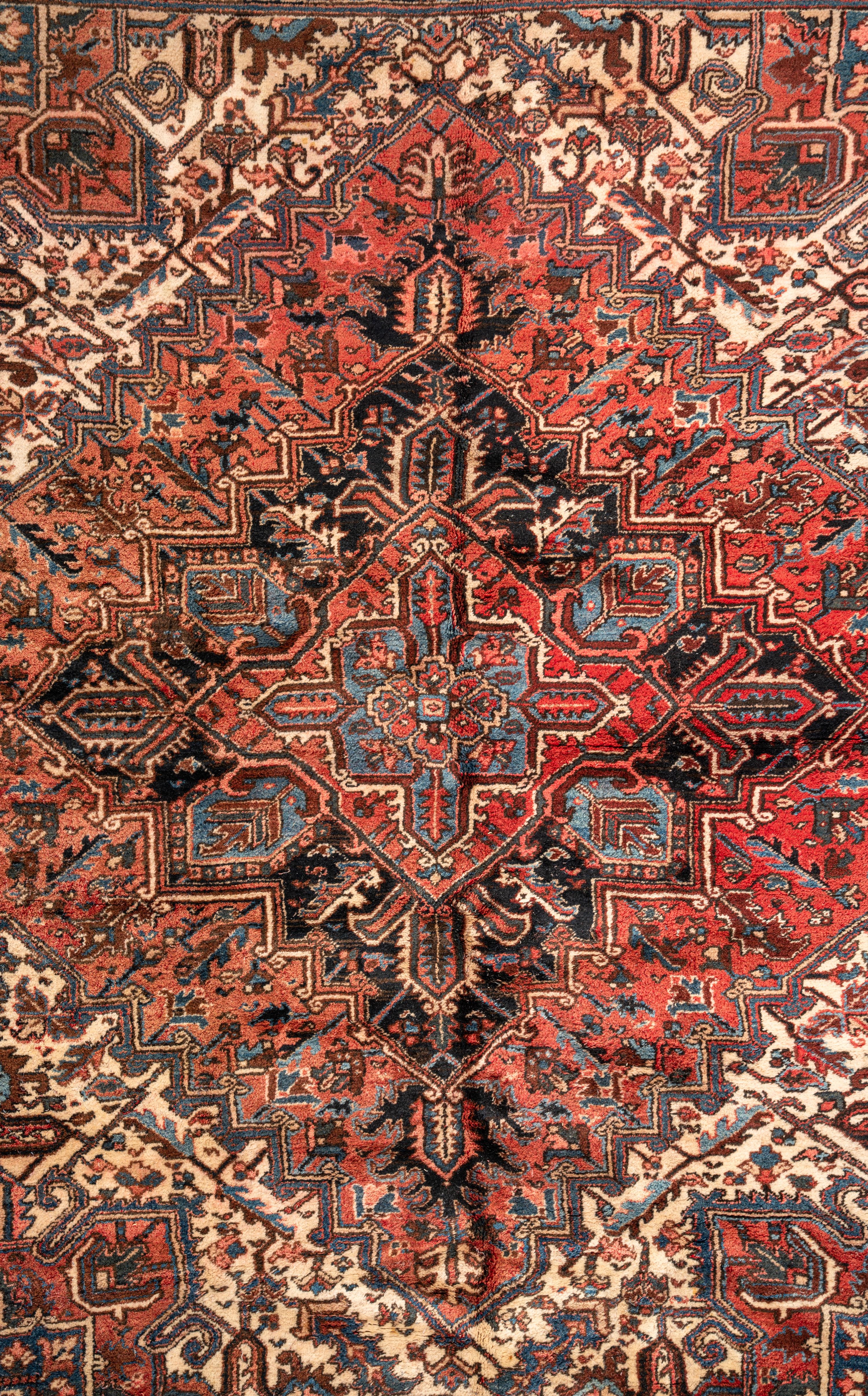 A Heriz Wool Rug