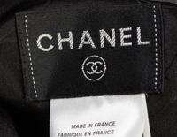 A Chanel Black Boucle Cropped Vest, Size 36.