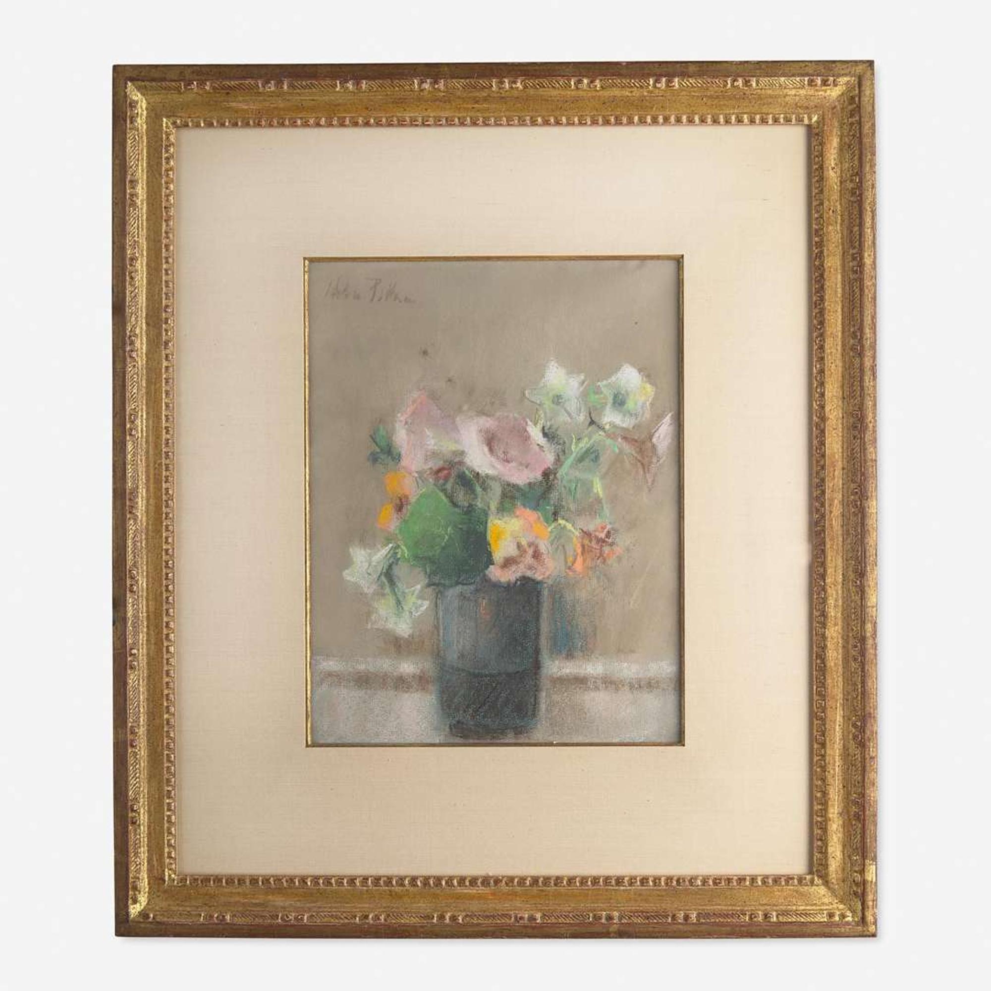 Hobson Pittman (American, 1900-1972) Study for Still Life with Flowers; together with two companions