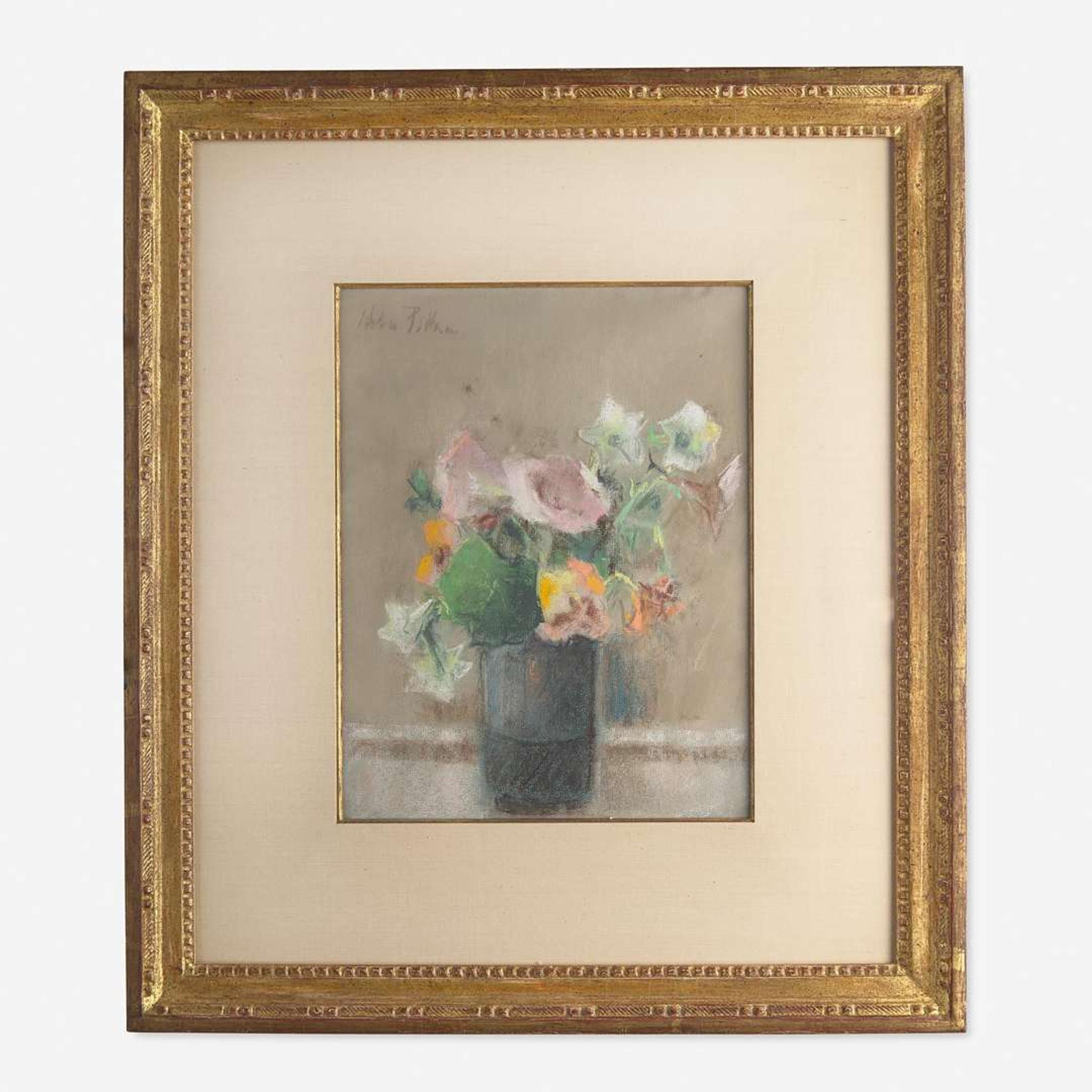 Hobson Pittman (American, 1900-1972) Study for Still Life with Flowers; together with two companions