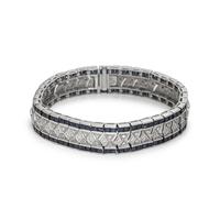 SAPPHIRE AND DIAMOND BRACELET