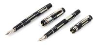 A Pair of Parker Duofold Mosaic Special Edition Fountain Pens