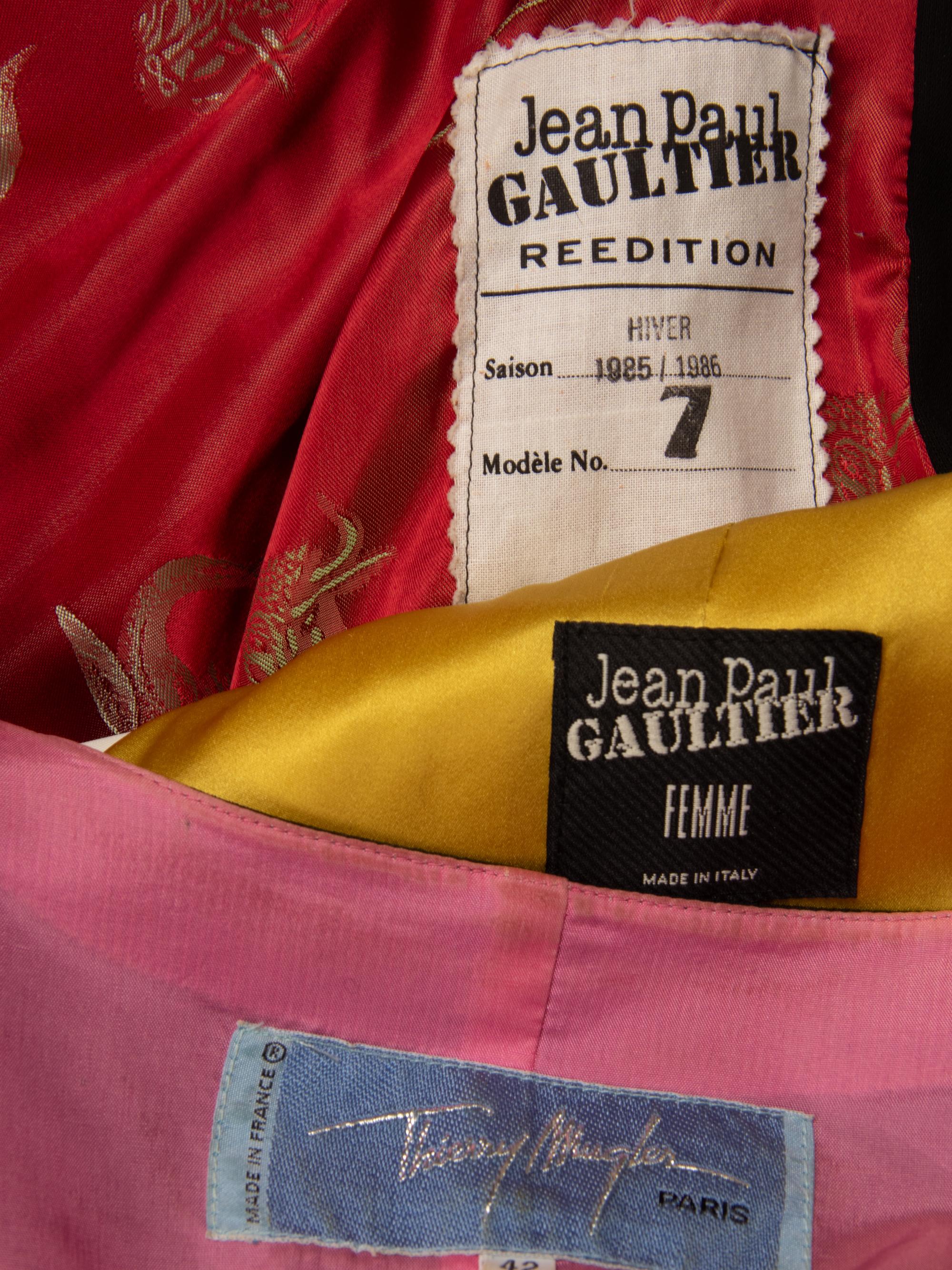 Three Designer Jackets - Mugler & Gaultier
