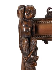 A Venetian Carved Walnut Armchair