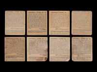 A Group of 1935 National Chicle Football Stars Cards Including Key Issues