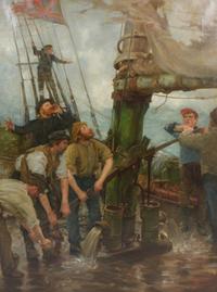 Fishermen on a Boat
