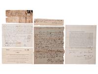[OHIO]. A group of Ohio-related manuscripts and ephemera, including: