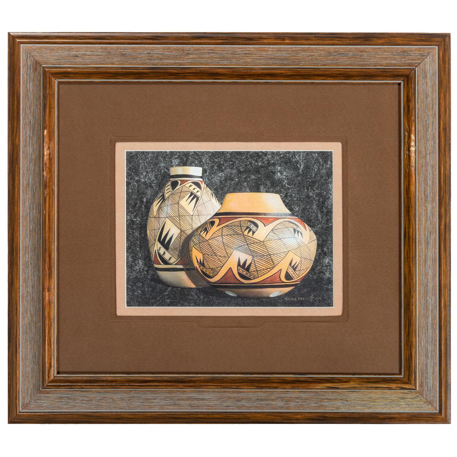lot of three, untitled pottery