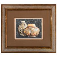 lot of three, untitled pottery