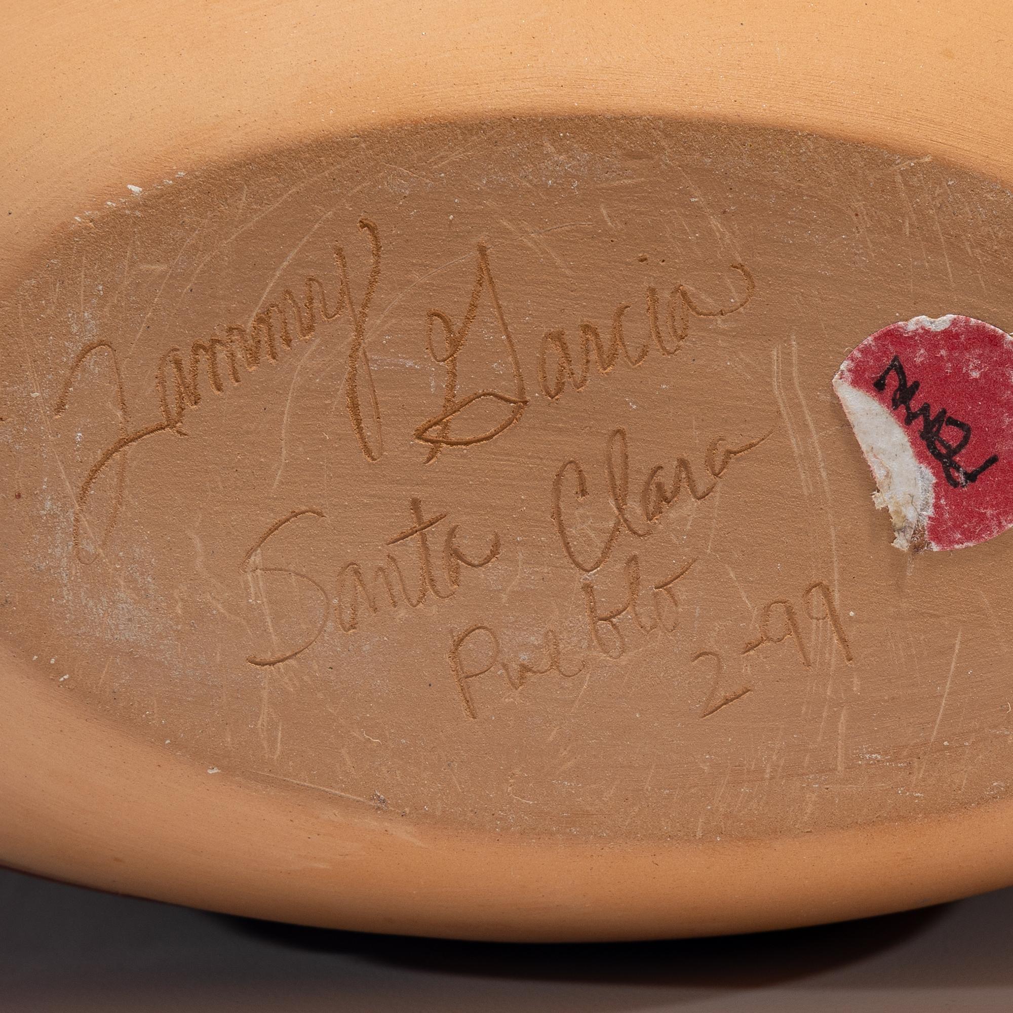 Carved Redware Pottery Vase February 1999