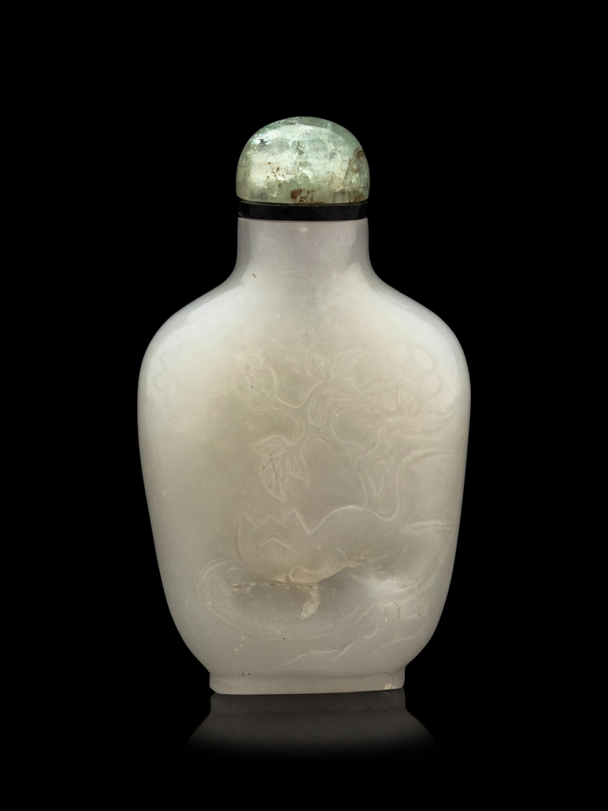 A White Jade Snuff Bottle