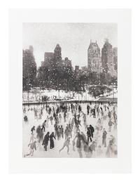 Edward Pfizenmaier 1926–2016) Wollman Rink, New York City, 1954; and Empire State Building, Shadow, New York City, 1949