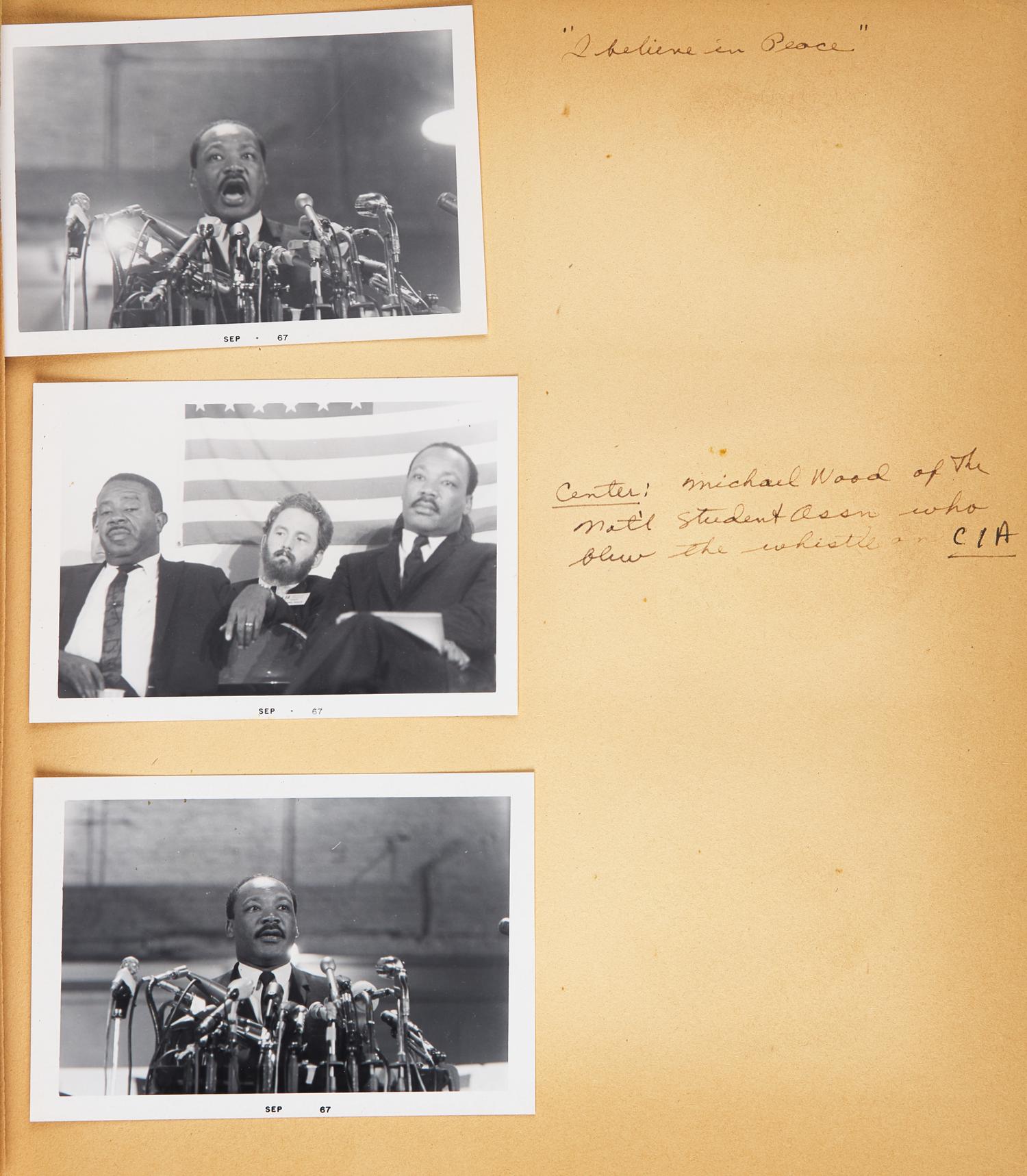 [African-Americana] [King, Martin Luther, Jr.] Photograph Album Documenting the National Conference for New Politics