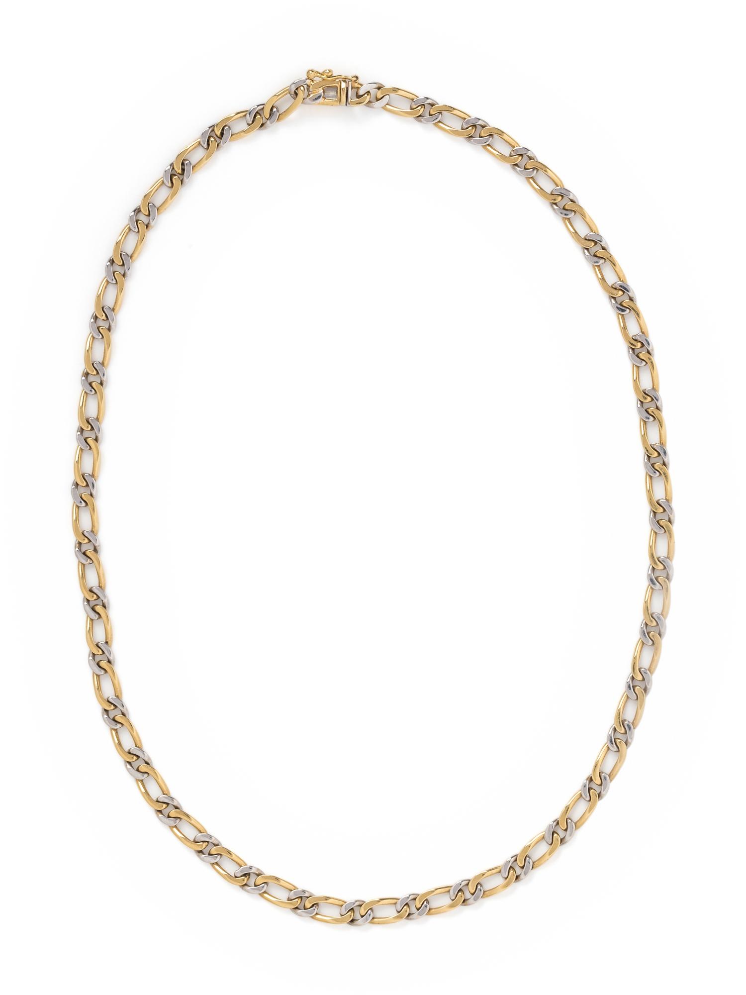 BICOLOR GOLD NECKLACE
