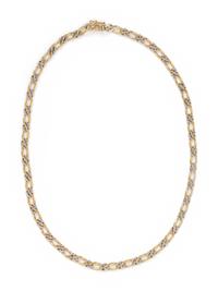 BICOLOR GOLD NECKLACE