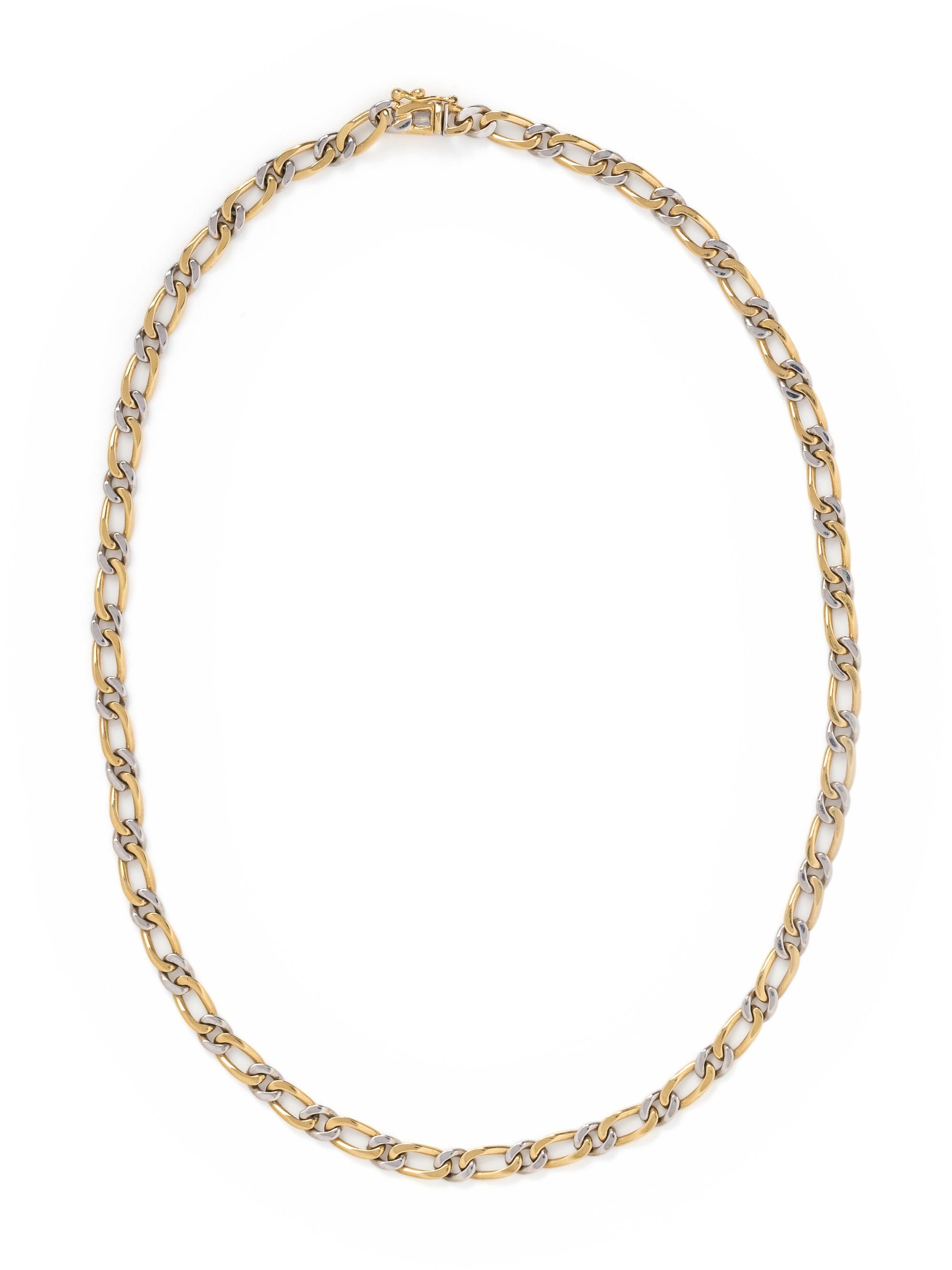 BICOLOR GOLD NECKLACE