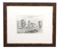 A Group of Ten Black and White Prints Sight size 6 x 8 1/2 inches — 19TH CENTURY
