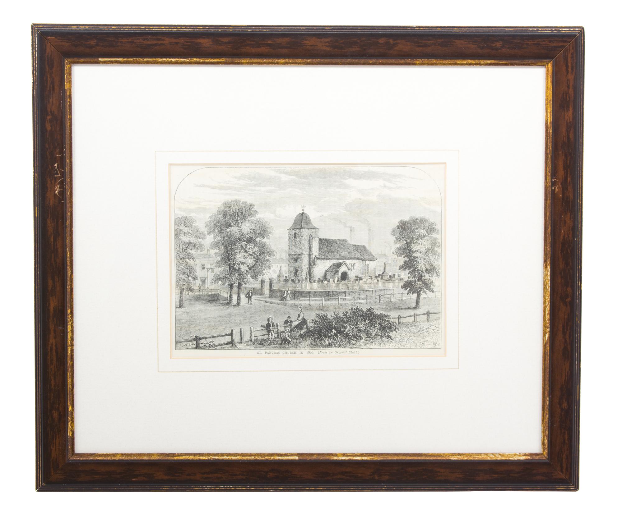A Group of Ten Black and White Prints Sight size 6 x 8 1/2 inches — 19TH CENTURY