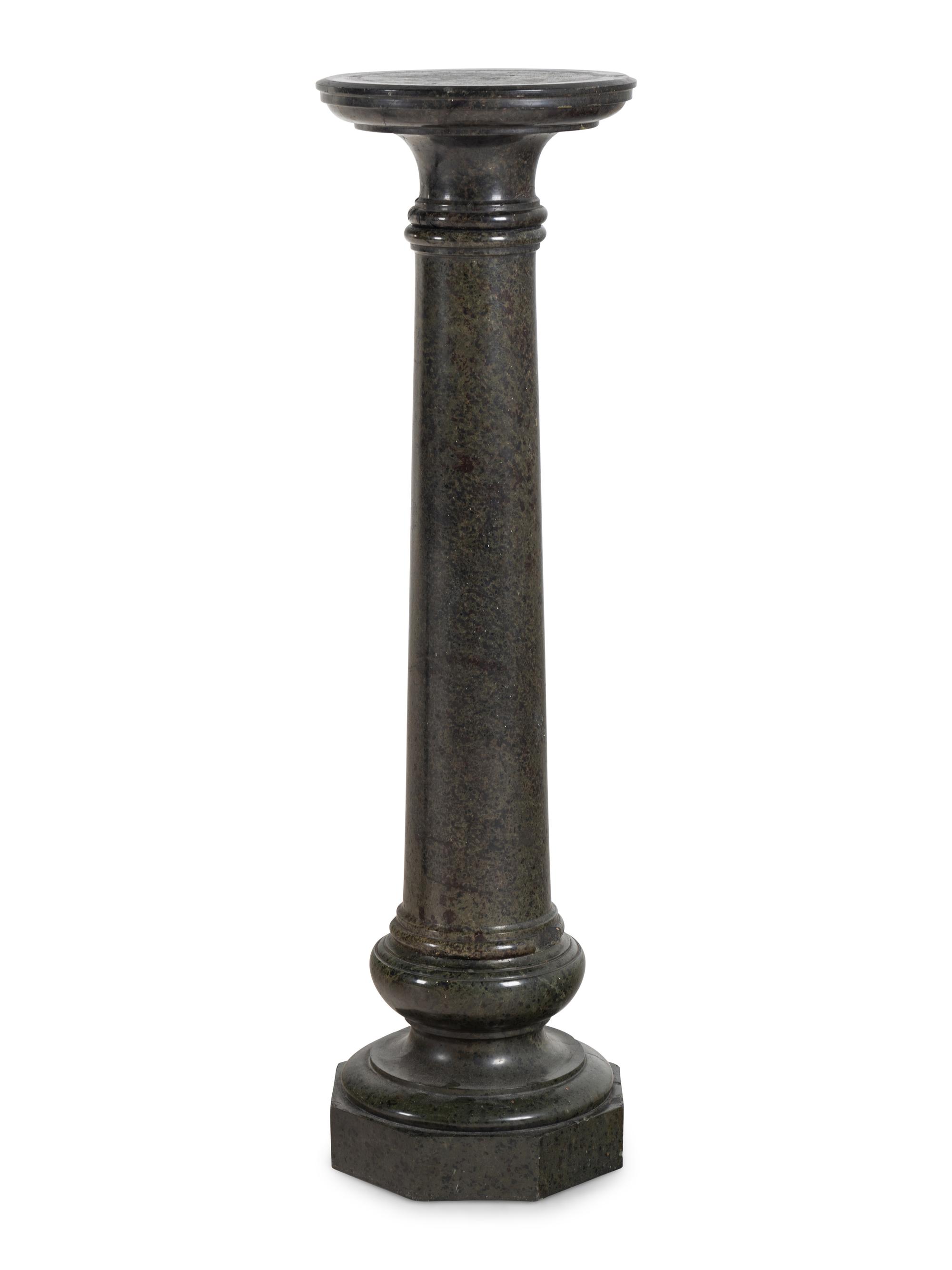 A Continental Marble Pedestal