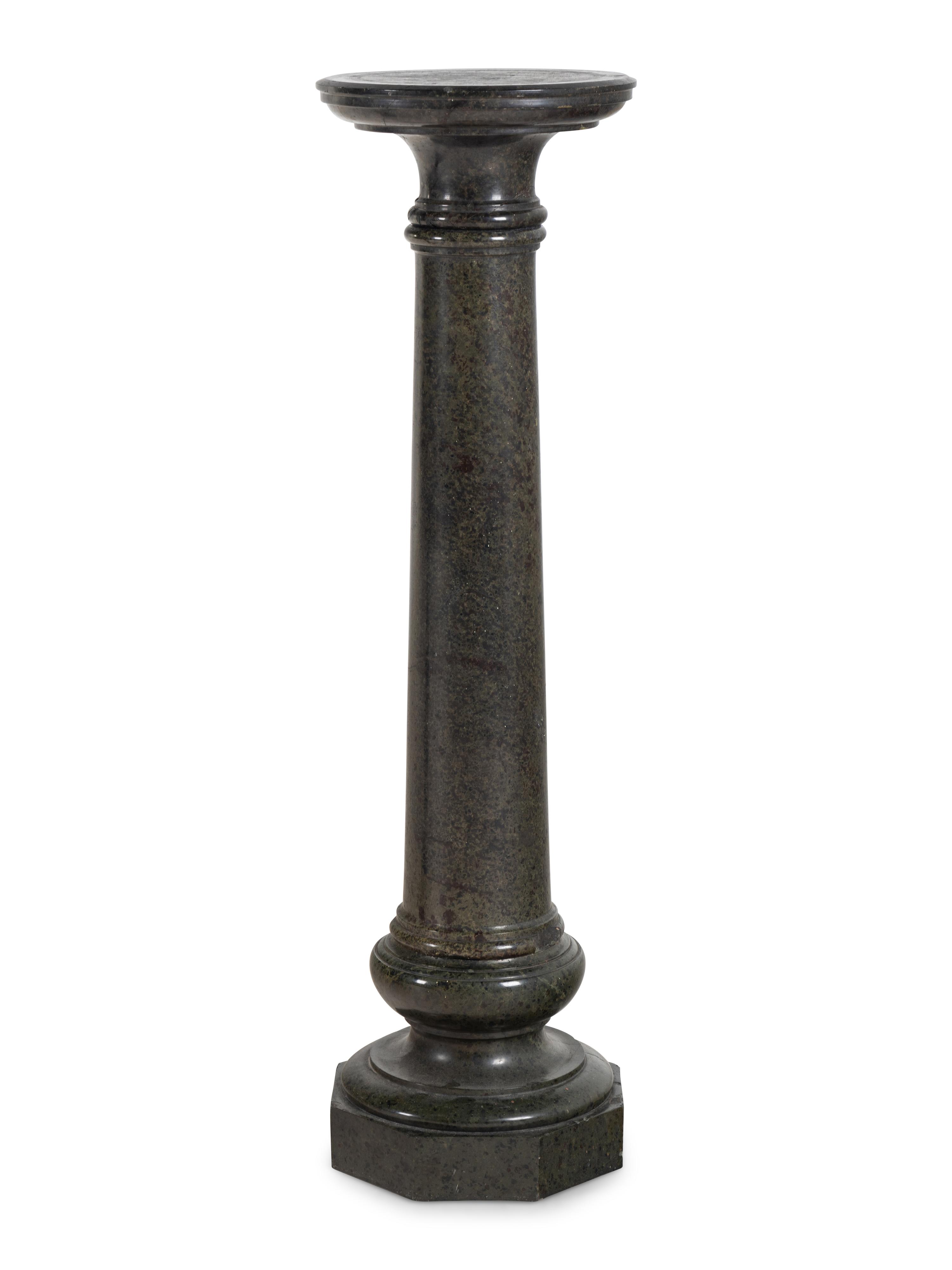 A Continental Marble Pedestal