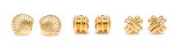 A Collection of Yellow Gold Earrings, 8.00 dwts.