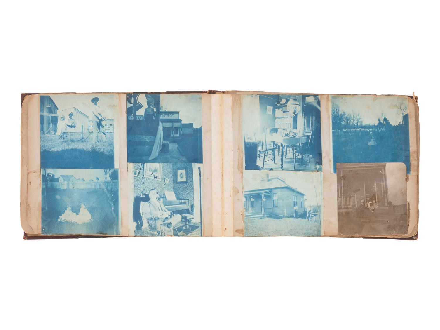 [NATIVE AMERICANS]. Early 20th century Indian Territory photo album and related documentation.