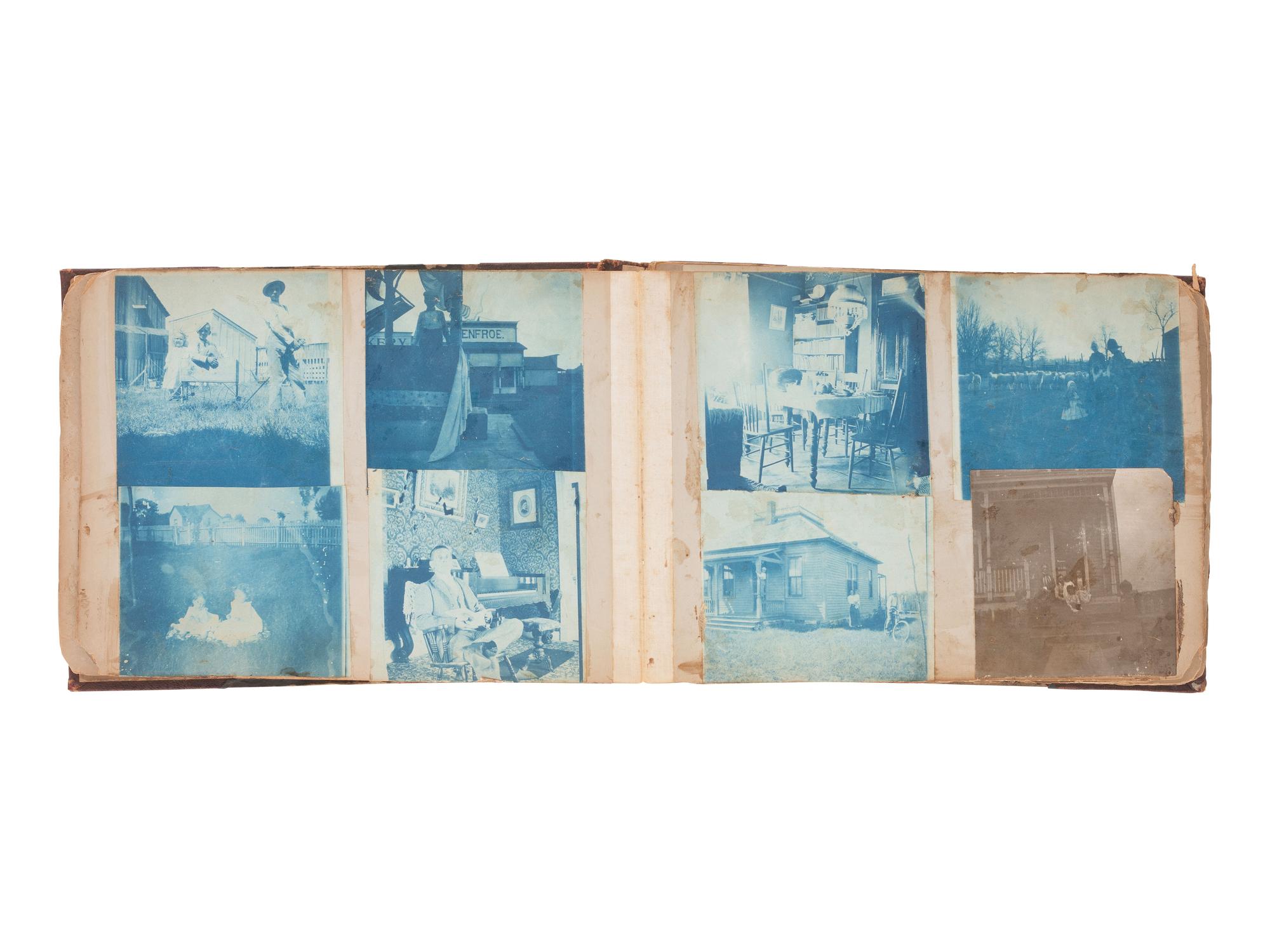 [NATIVE AMERICANS]. Early 20th century Indian Territory photo album and related documentation.