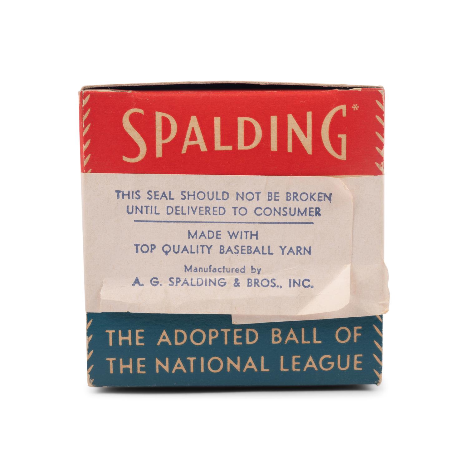 An Original, Unused 1952-57 Spalding Official National League Baseball (Warren Giles, Pres.) in Sealed Box