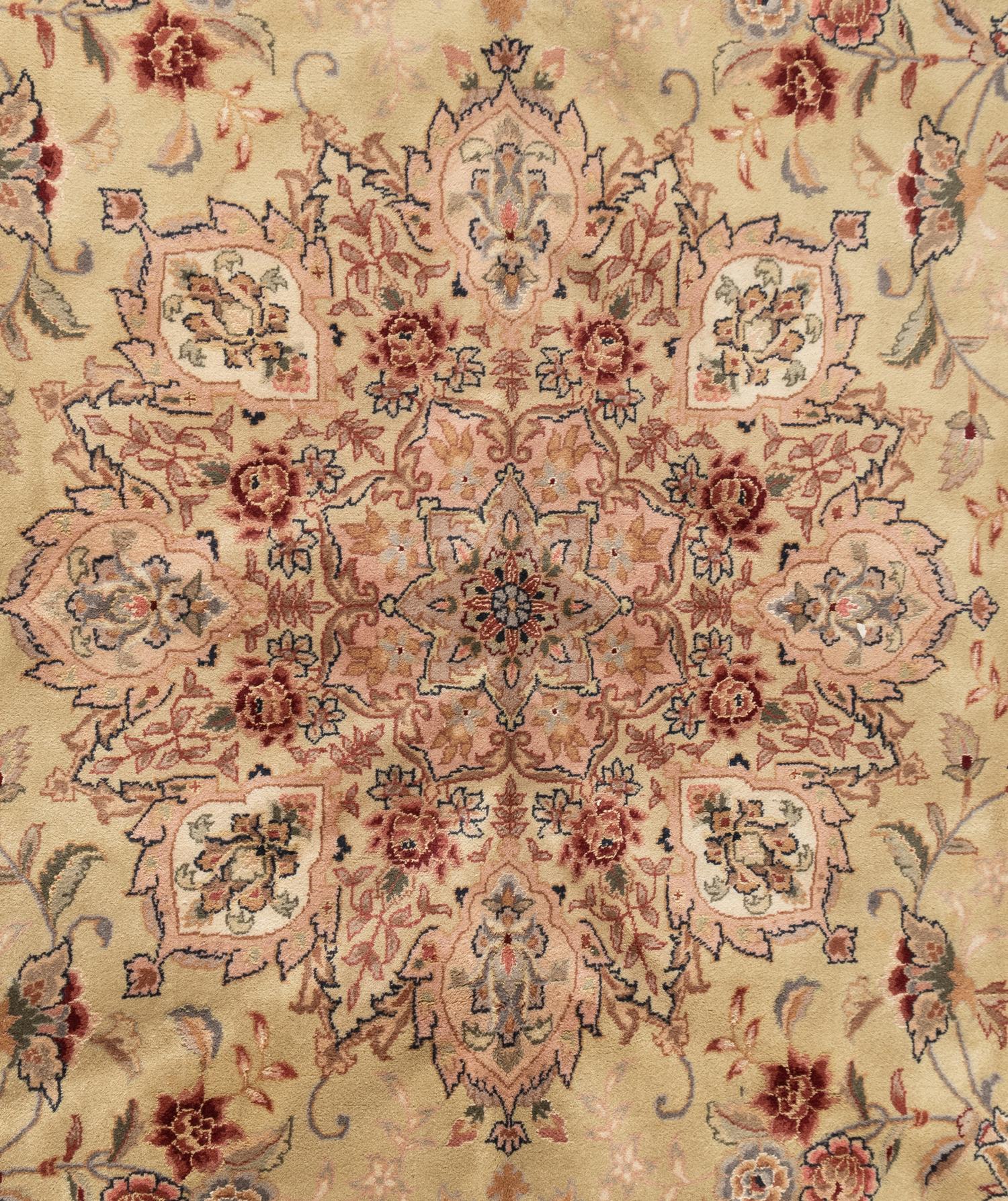 A Tabriz-Design Wool Rug