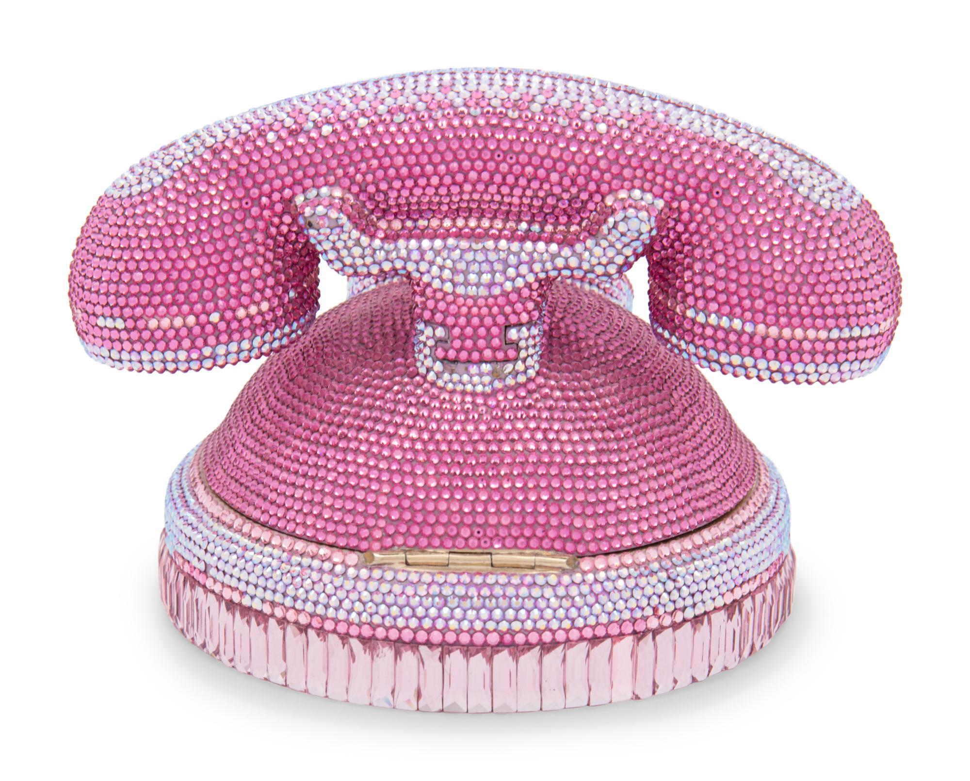 Judith Leiber Collector's Edition Pink Phone Minaudière