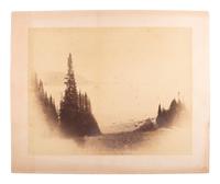 [WESTERN AMERICANA]. JACKSON, William Henry (1843-1942), photographer. A group of 2 mammoth plate photographs, incl. Head of the Arkansas, Fremont Pass, and Mary's Bay at Yellowstone Lake. Denver, CO.