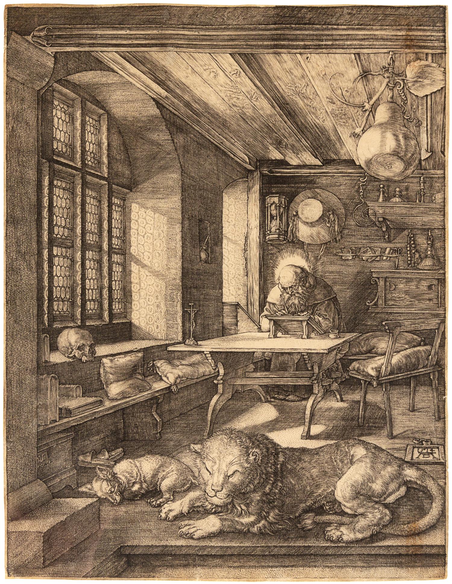 Saint Jerome in His Study
