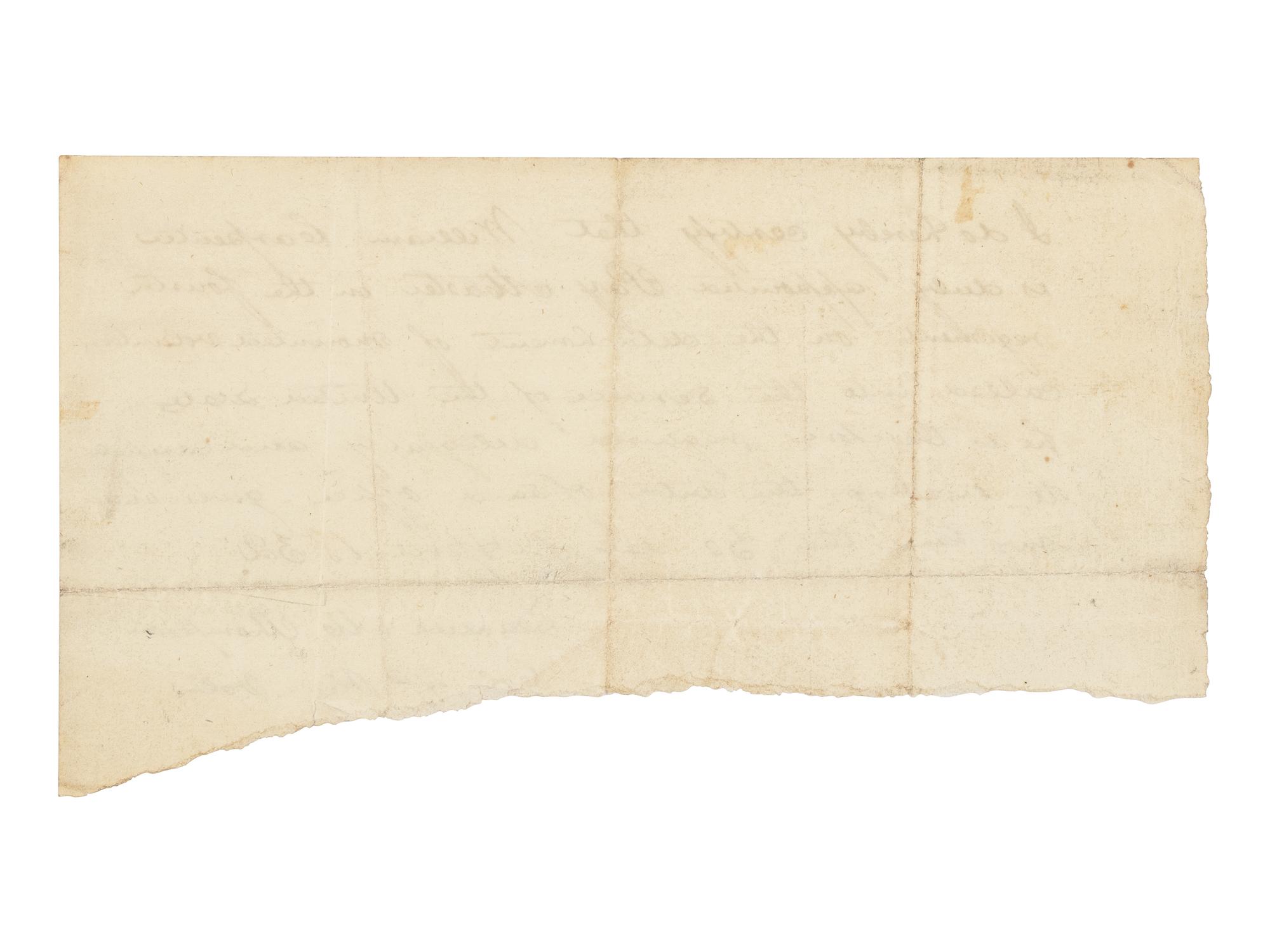 [Presidential] Lincoln, Abraham. Autograph Document