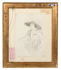 Souper Chez Maxim's; A Portrait of a Young Woman said to be Mlle Boldini (a double-sided work)