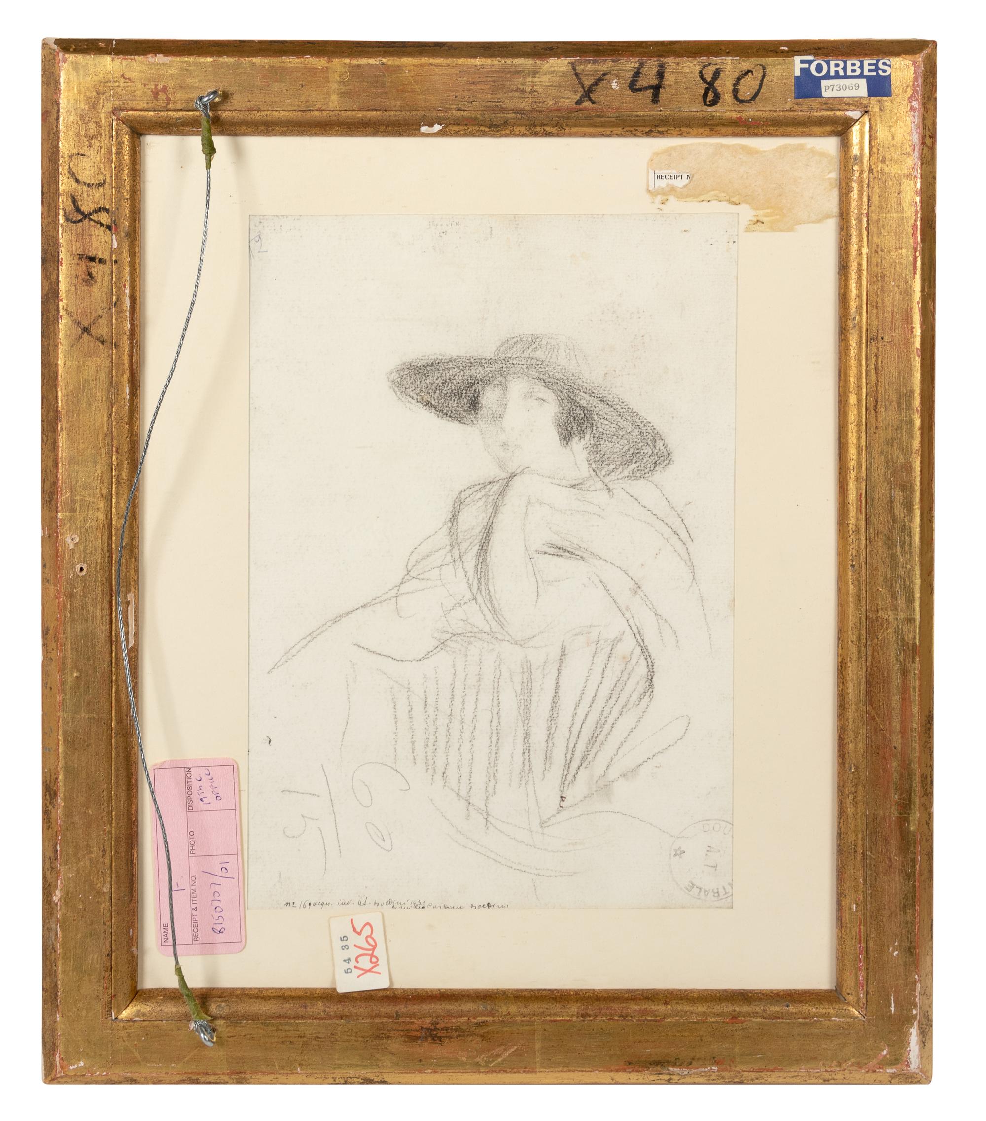 Souper Chez Maxim's; A Portrait of a Young Woman said to be Mlle Boldini (a double-sided work)