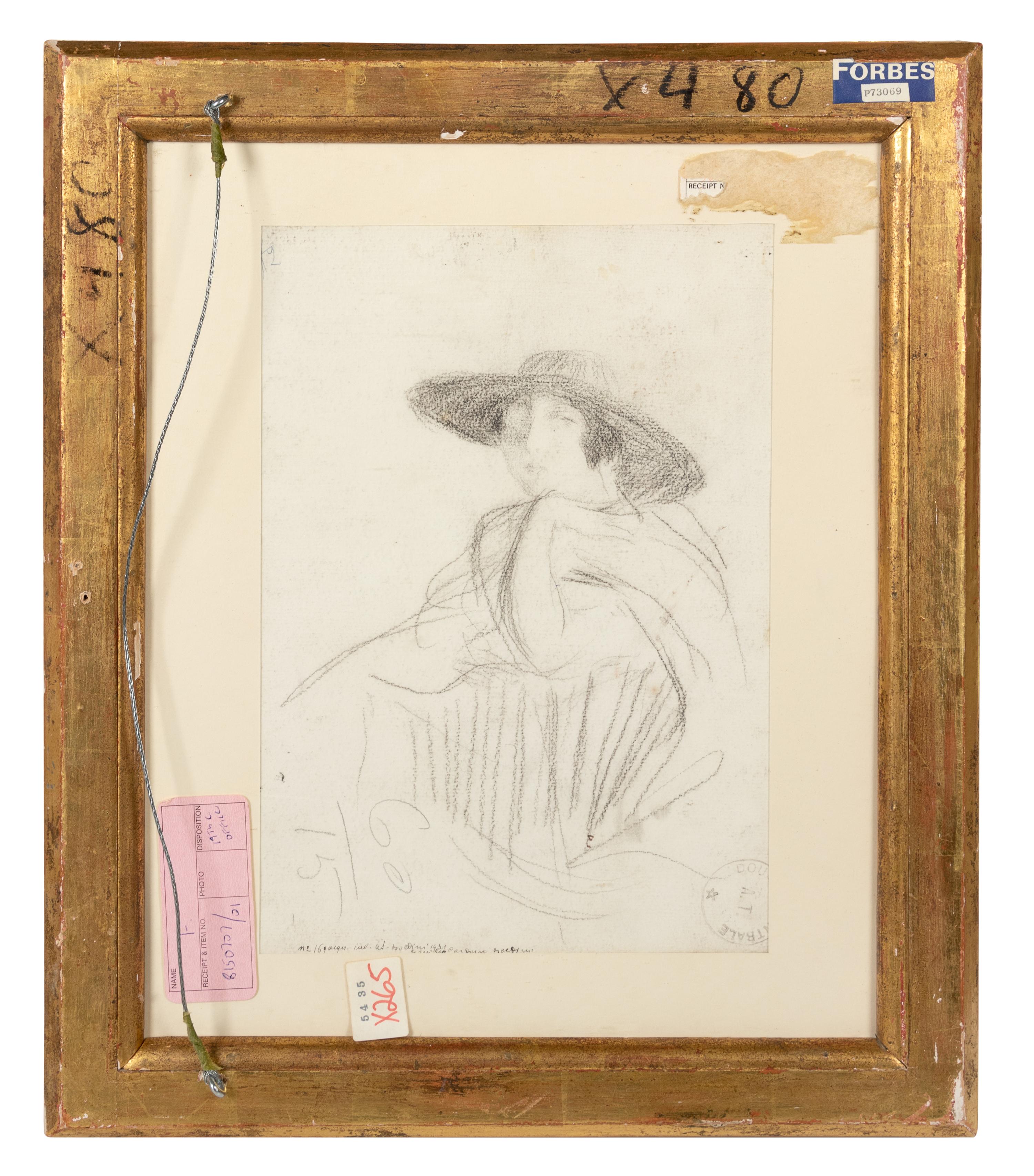 Souper Chez Maxim's; A Portrait of a Young Woman said to be Mlle Boldini (a double-sided work)