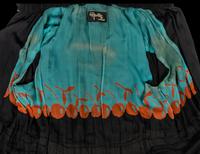 Three Flapper Items: Two Dresses, One Cape, 1920-30s