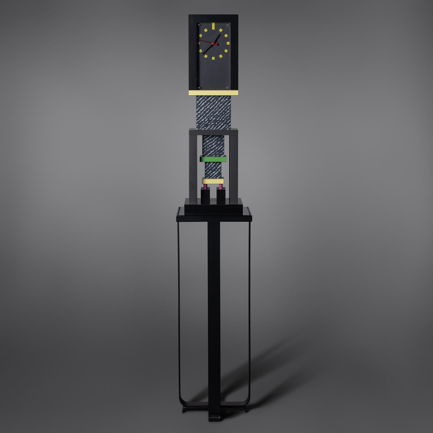 Metropole clock Memphis Italy, 1982