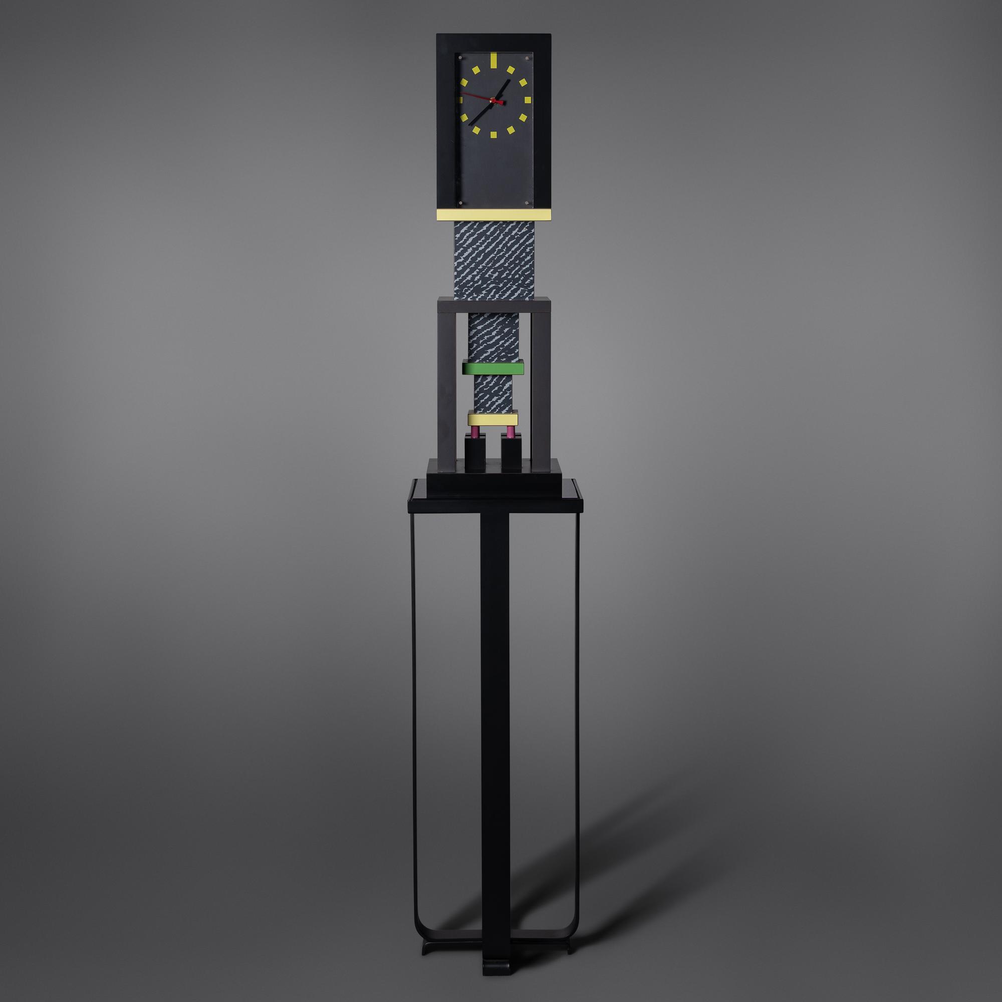 Metropole clock Memphis Italy, 1982